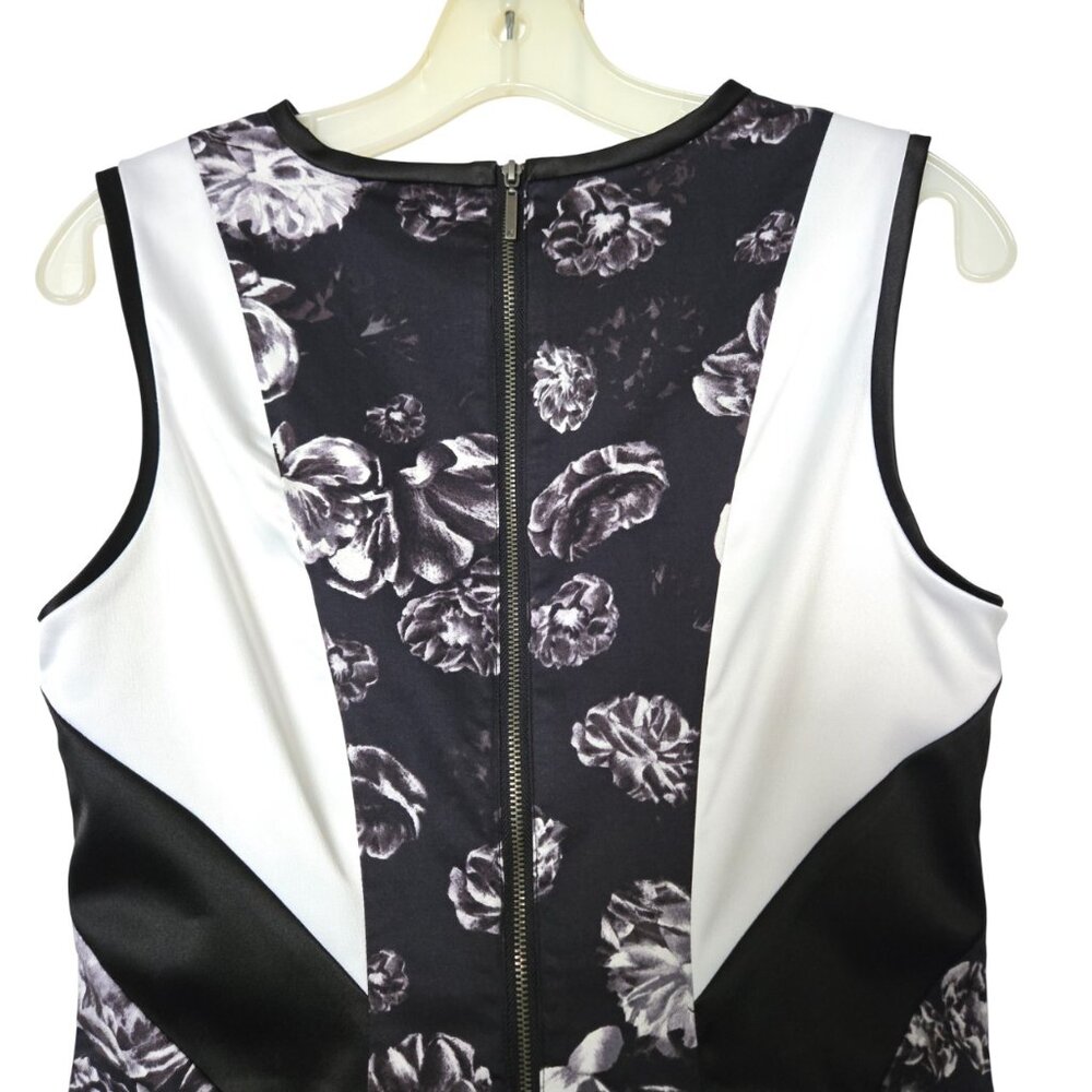 Prabal Gurung Target Floral Print Dress 8 Black White Floral Fit and Flare Mini - Picture 3 of 9